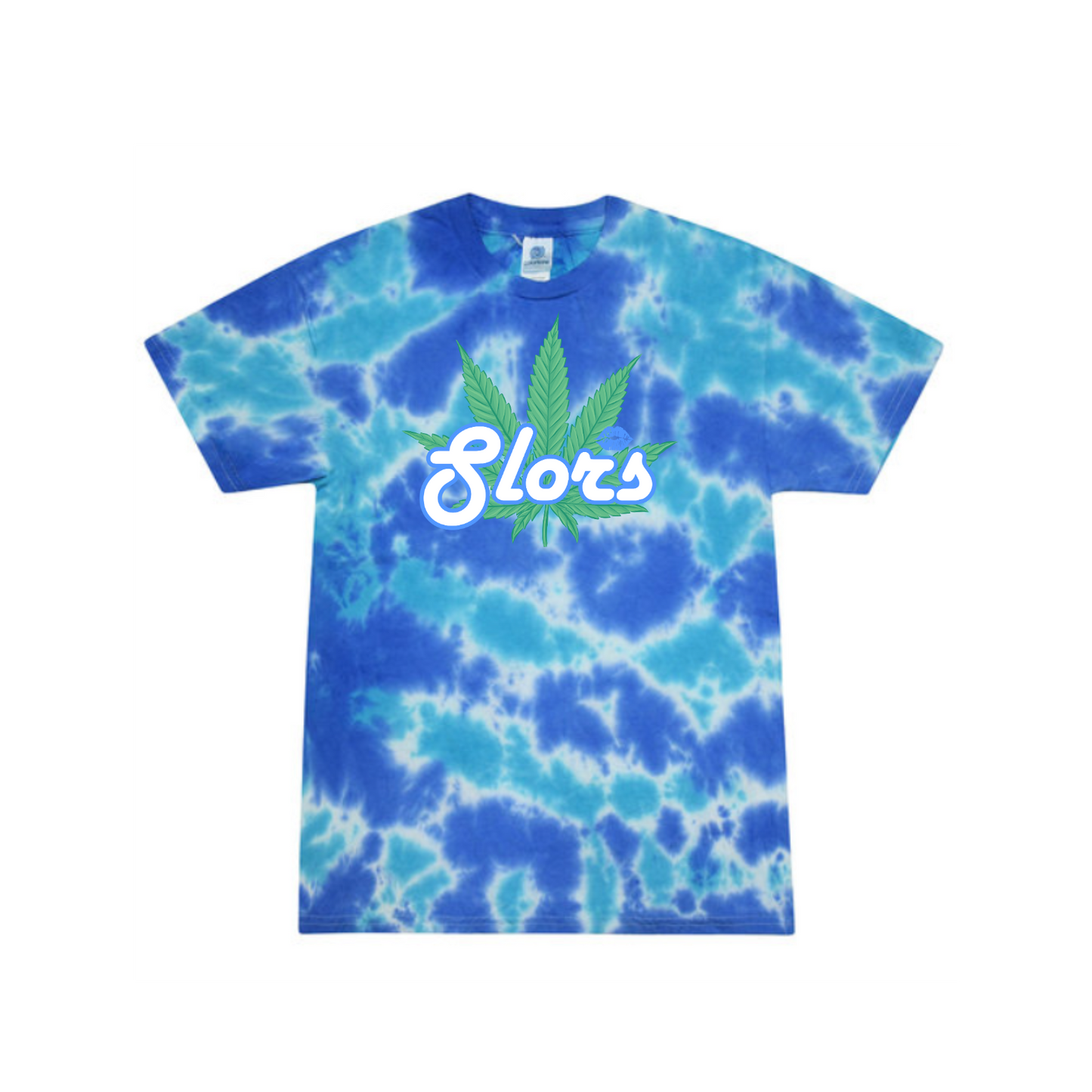 BLUE TIE DYE X SLORS TEE