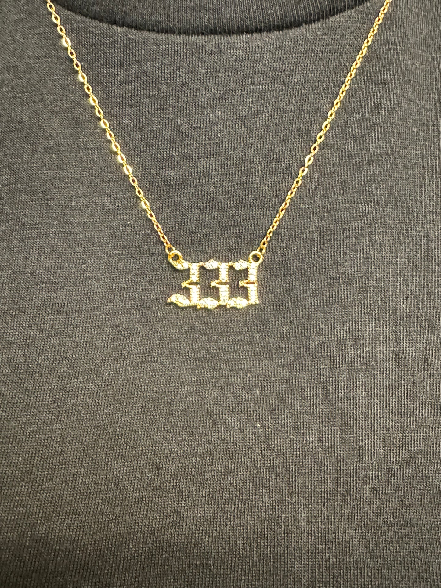 ANGEL NUMBERS X SLORS PENDENT W/CHAIN